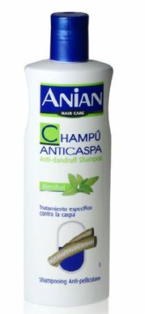 Šampon proti lupům s mentolem- Anian /400ml/