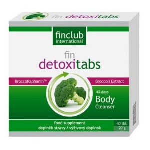 fin Detoxitabs - patentovaný brokolicový extrakt BroccoRaphanin™